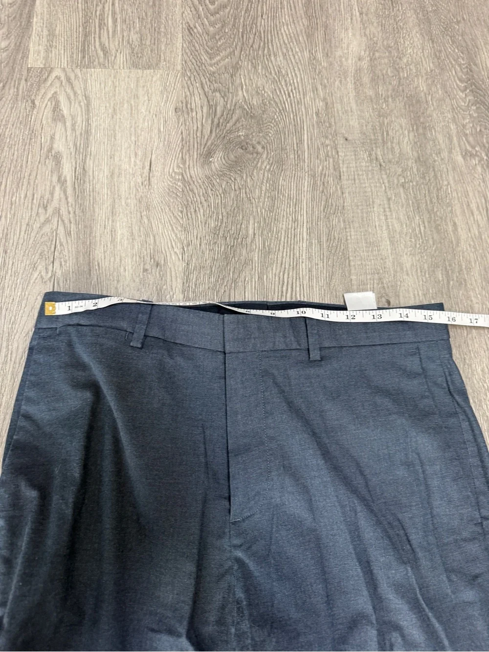 Banana Republic 31 x 30 Gray/Blue Core Temp Non-Iron Slim Fit Mens Dress Pants